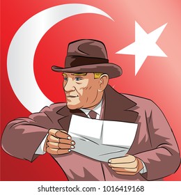 Mustafa Kemal Ataturk, Republic of Turkey's founding leader