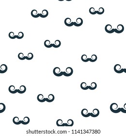 Mustage seamless pattern cover. Mustage icon creative design. Wallpaper, web design, textile, printing and UI and UX usage