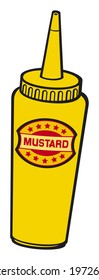 mustard bottle 