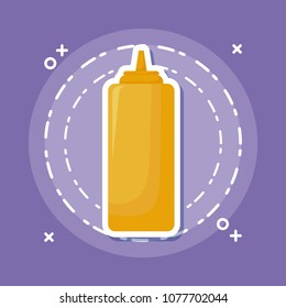mustard bottle icon