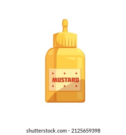 Mustard. Cartoon Food Vector Icon.