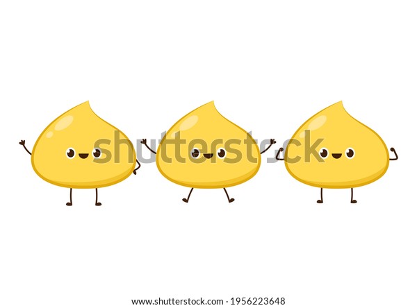 Mustard Cartoon Vector Mustard Character Design Stock Vector Royalty Free 1956223648 8990