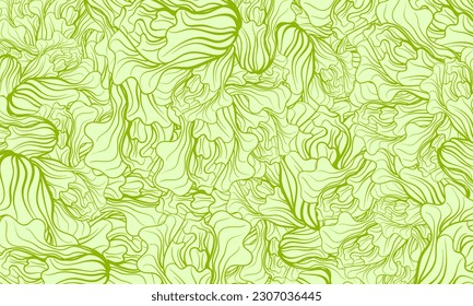 mustard greens abstract background vector illustration