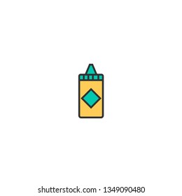 Mustard icon design. Gastronomy icon vector illustration