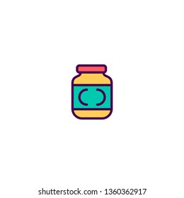 Mustard icon design. Gastronomy icon vector illustration