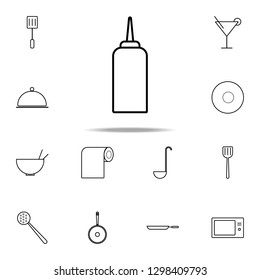 mustard icon. kitchen icons universal set for web and mobile