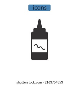 mustard icons  symbol vector elements for infographic web