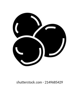 mustard seed glyph icon vector. mustard seed sign. isolated contour symbol black illustration