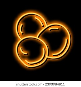 mustard seed neon light sign vector. mustard seed illustration