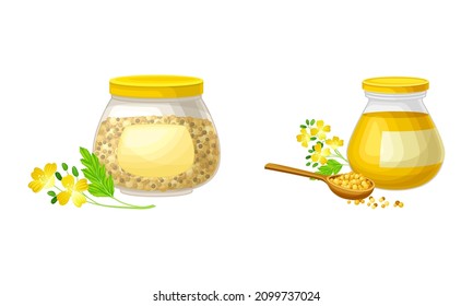 honey jar vector