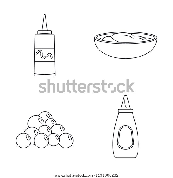 Download Mustard Seeds Sauce Bottle Icons Set Stock Vector Royalty Free 1131308282 Yellowimages Mockups