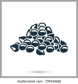 Mustard seeds simple icon