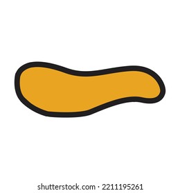 Mustard vector icon.Color vector icon isolated on white background mustard.