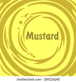 Mustard. Vector Illustration