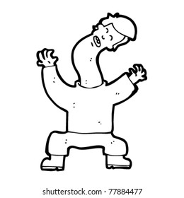 caricatura de mutant man