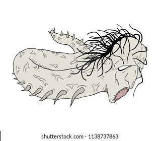 mutant monster illustration