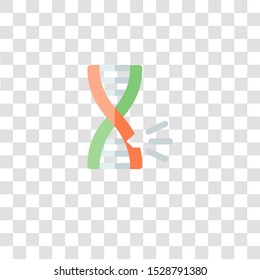mutation icon sign and symbol. mutation color icon for website design and mobile app development. Simple Element from nuclear energy collection for mobile concept and web apps icon.