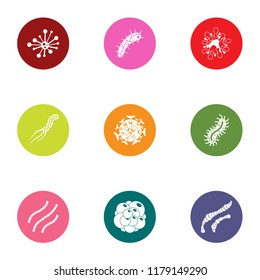 Mutation Icons Set Flat Set 9 Stock Vector (Royalty Free) 1179149290 ...