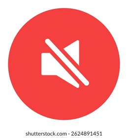 Mute Button Icon for Audio Control