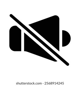 Mute button icon design, user interface vector