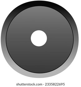 Mute button icon vector design template, illustration, and fully editable