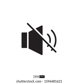 Mute icon, design inspiration vector template for interface and any purpose
