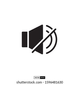 Mute icon, design inspiration vector template for interface and any purpose
