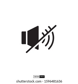 Mute icon, design inspiration vector template for interface and any purpose