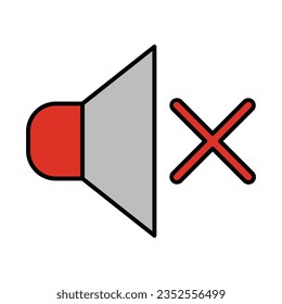 Mute Icon Design For Personal And Commercial Use