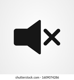 Mute icon design. silent symbol vector illustration