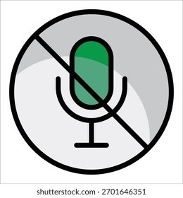 Silenciar elemento de icono para el diseño