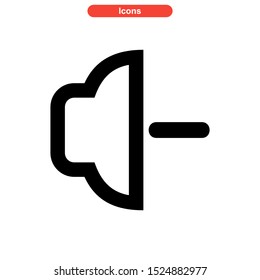 mute icon isolated sign symbol vector illustration - high quality black style vector icons
