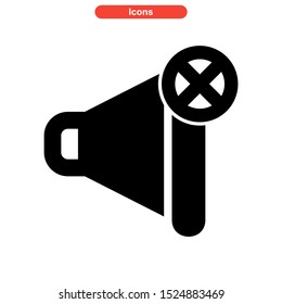 mute icon isolated sign symbol vector illustration - high quality black style vector icons
