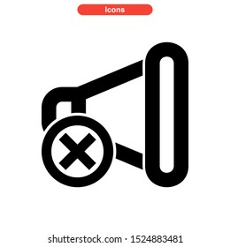 mute icon isolated sign symbol vector illustration - high quality black style vector icons
