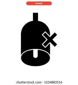 mute icon isolated sign symbol vector illustration - high quality black style vector icons
