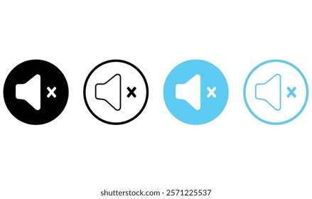 mute icon no sound symbol volume speaker off icons - silent icon symbol	
