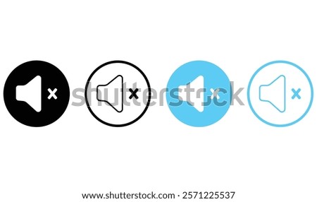 mute icon no sound symbol volume speaker off icons - silent icon symbol	
