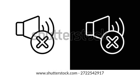 Mute Icon Sheet Shopper Icon Set Black And White