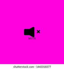 mute icon sign signifier vector