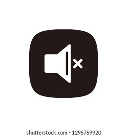 Mute icon sign symbol
