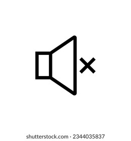 mute icon vector design templates 