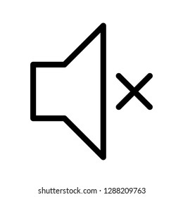 mute line icon