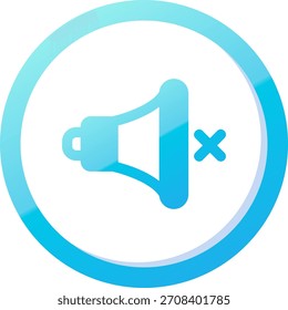 Diseño de icono de Vector de línea silenciosa