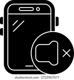 Diseño de icono de Vector de línea silenciosa