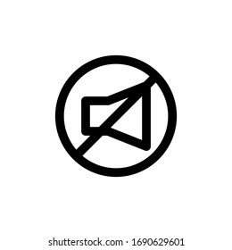 diseño de iconos de reproductor multimedia silencioso