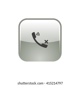 Mute up the microphone flat vector icon illustration