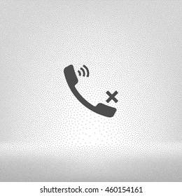 Mute up the microphone flat vector icon illustration