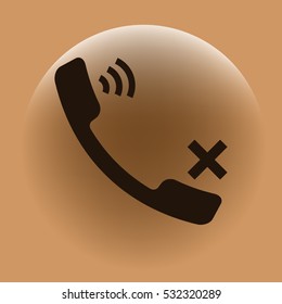 Mute up the microphone flat vector icon illustration