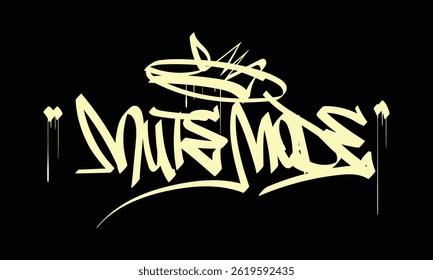 MUTE MODE graffiti tag style design