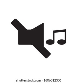 mute no sound icon vector design template